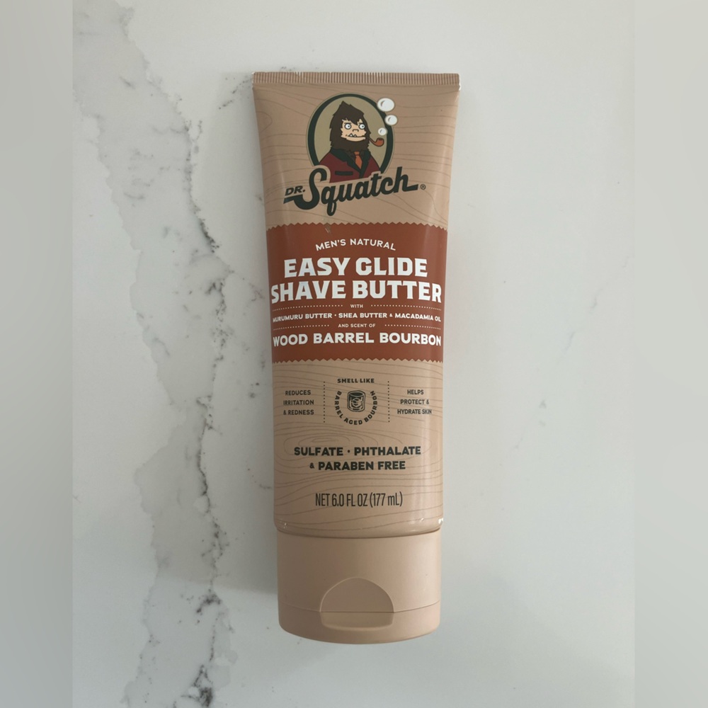 DR. SQUATCH Easy Glide Shave Butter - Wood Barrel Bourbon - 6 fl oz